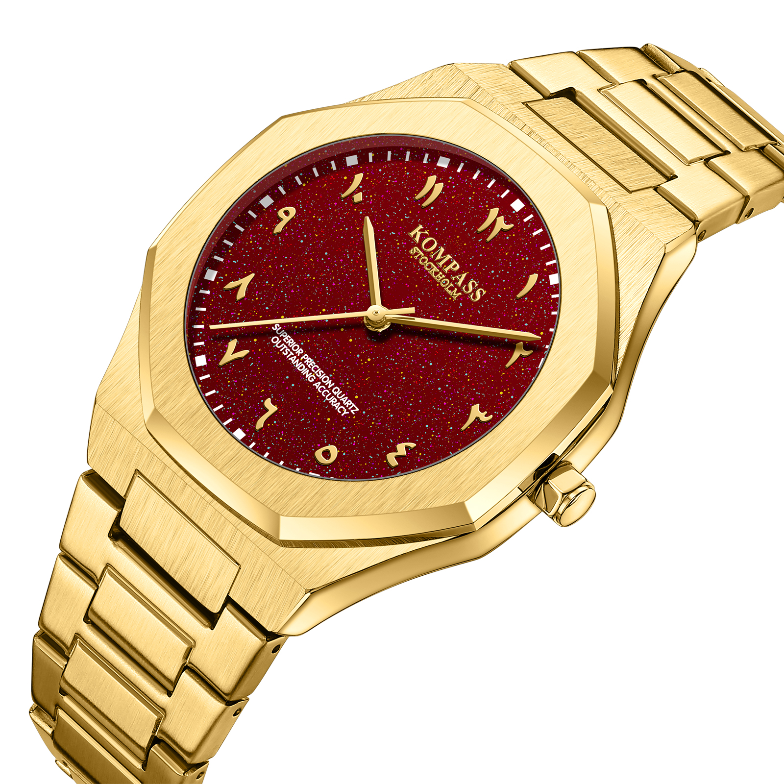 Kompass Star-Dust Arabic Gold Red – bild 2