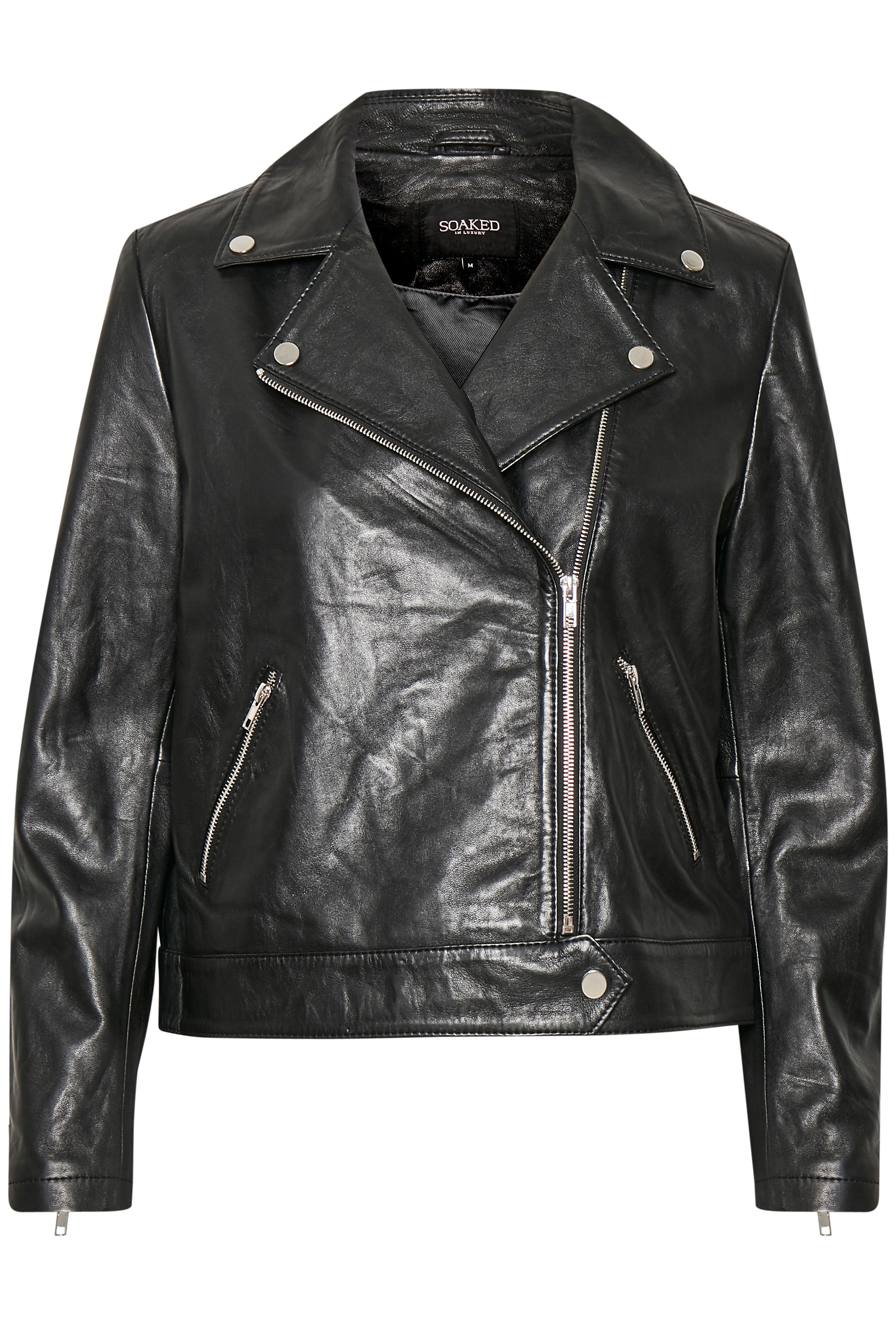 SLMaeve Leather Jacket LS Black