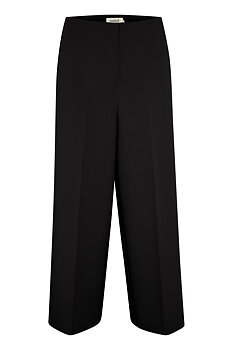 SLCorinne Wide Cropped Pants Black