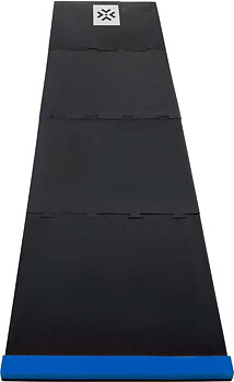 Bullet Puzzle Mat Black With built in Blue Oche