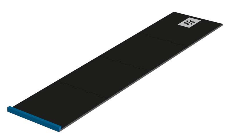 Bullet Puzzle Mat Black With built in Blue Oche - 3