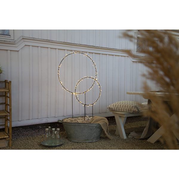 Cirkel med LED-belysning - 120 cm - 6