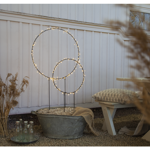 Cirkel med LED-belysning - 120 cm - 4