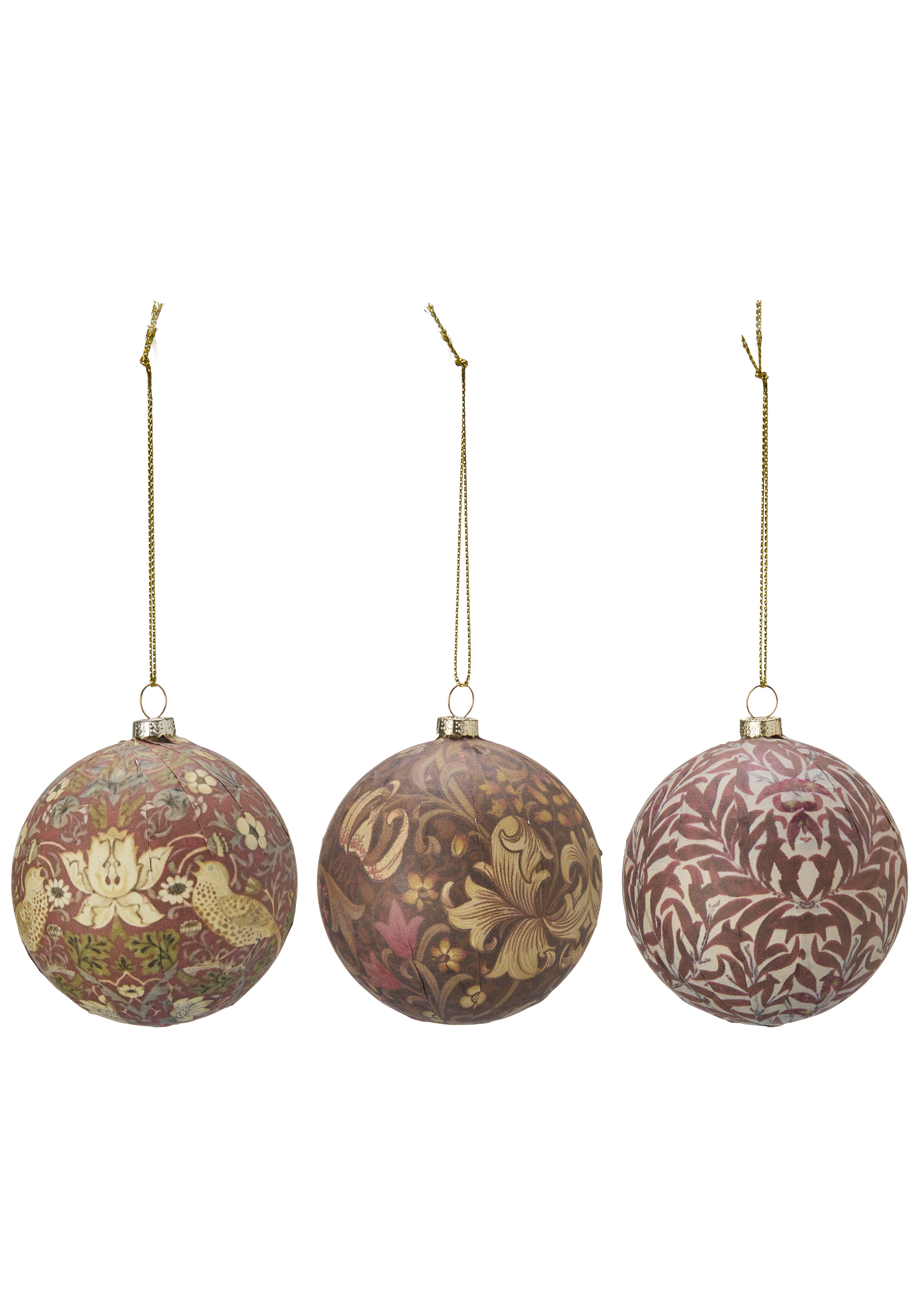Julgransdekoration - Julgranskulor - Vinröd - 8 cm - 6-pack - 2