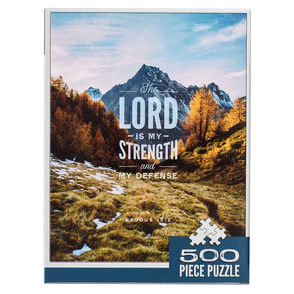 Pussel - 500 bitar - The Lord is my strength