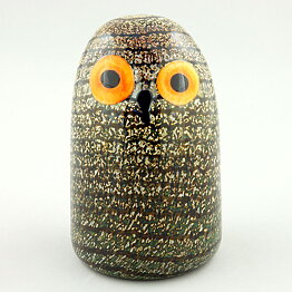 Oiva Toikka (1997) Brilliant Barn Owl (Riihipöllö) Glass Bird 16 cm (26)