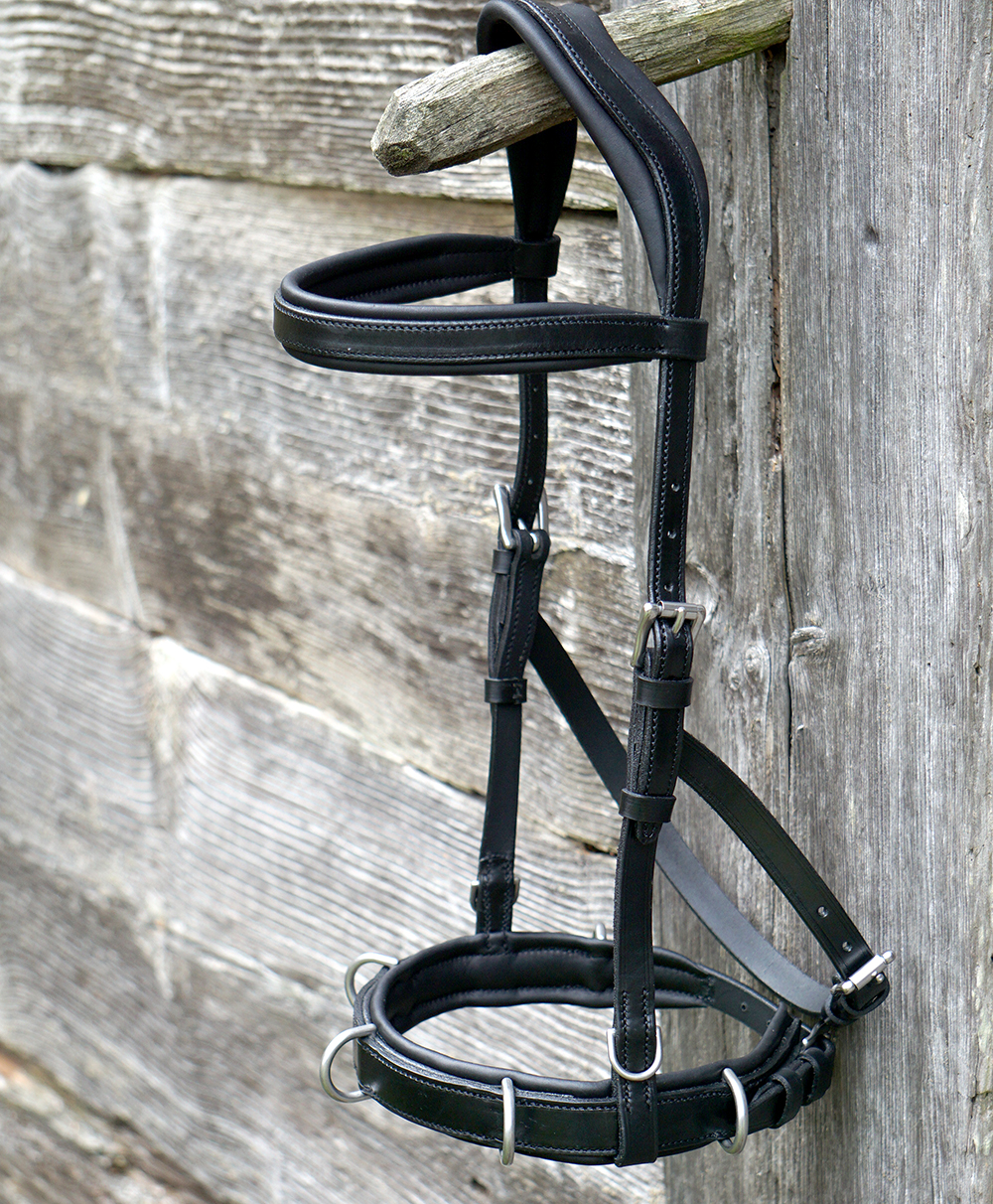 Opux® Working Cavesson (anatomical) 'Black Classic' - 11