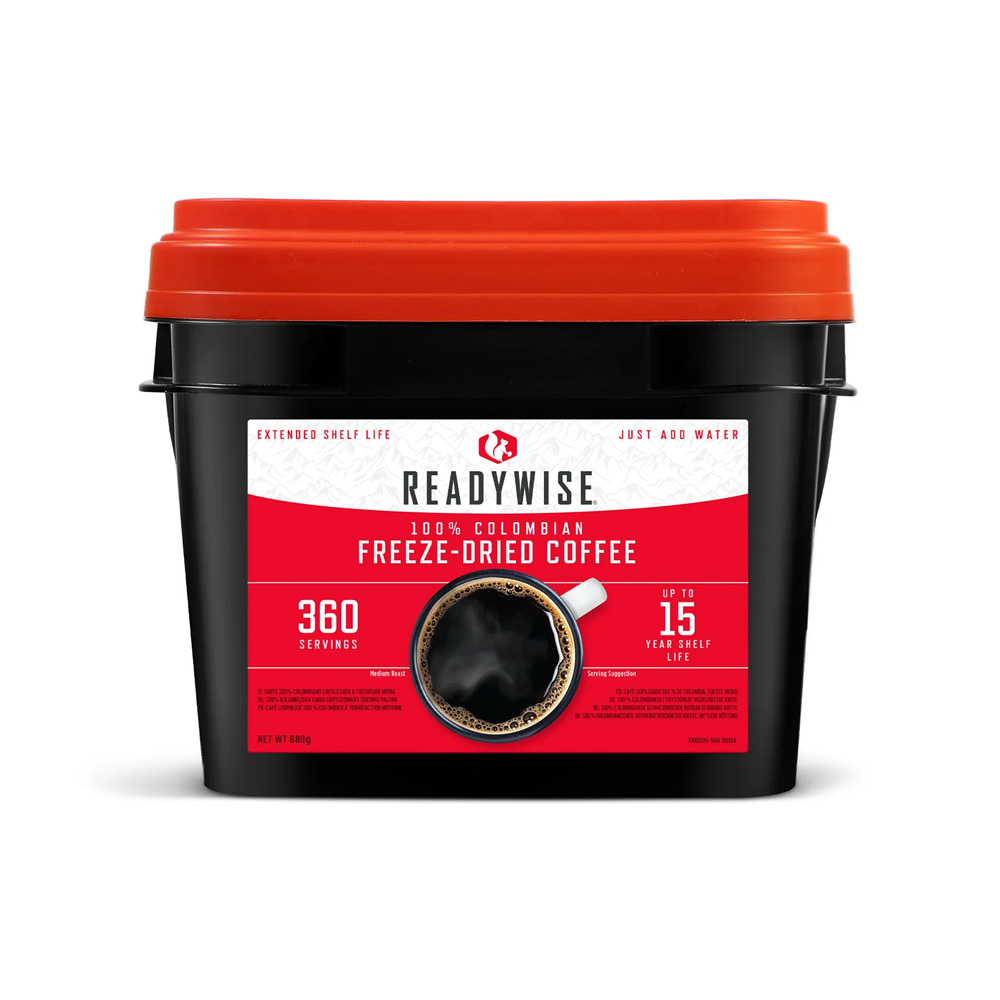 Readywise Kaffe | 360 Portioner | L&aring;ng h&aring;llbarhet | 680g