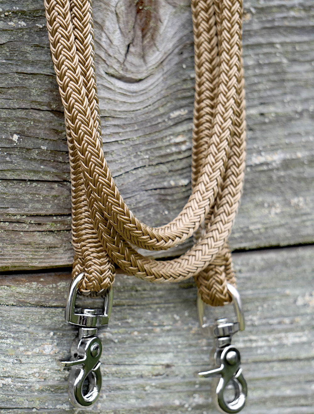 Rope reins Brockamp, 250 cm, beige