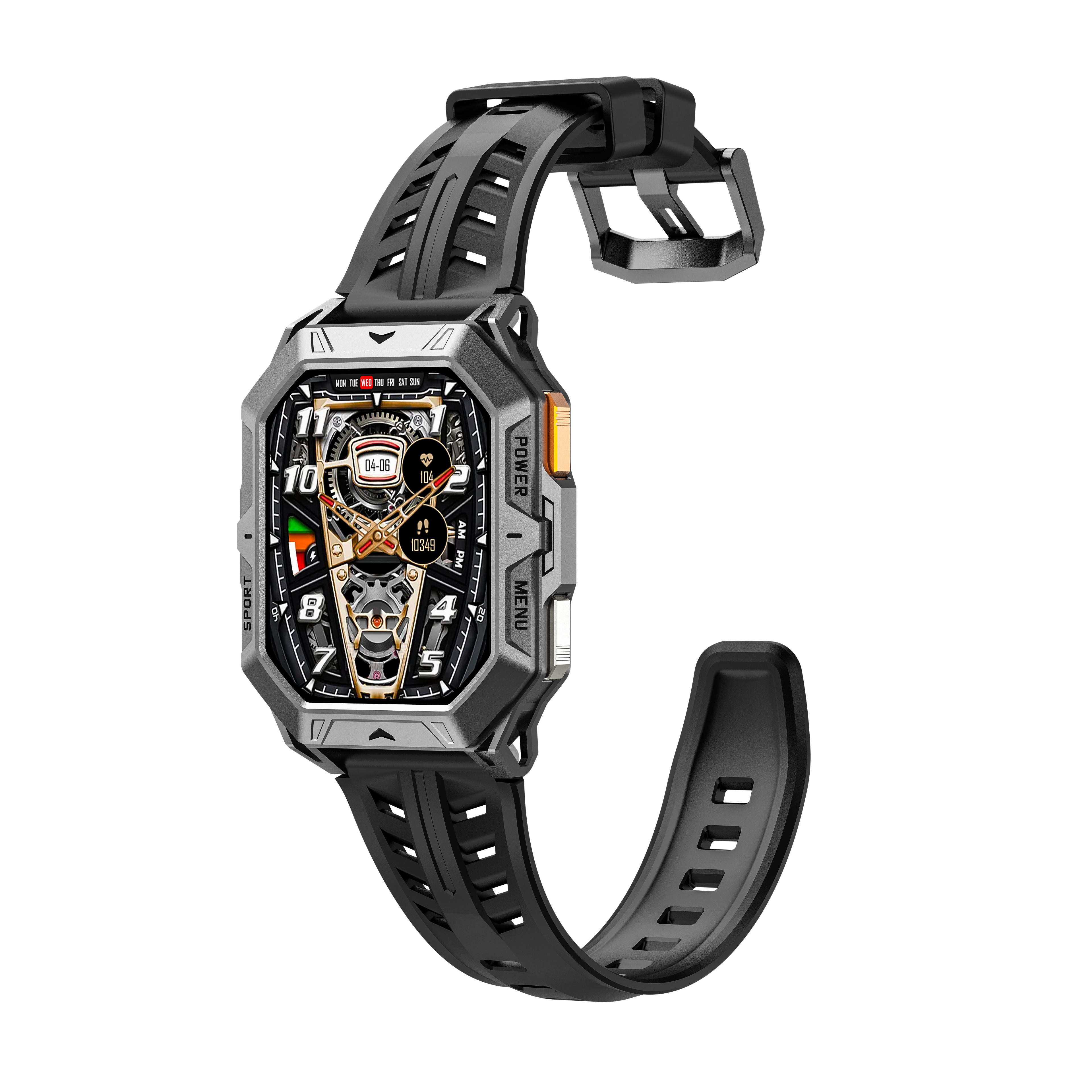 Philippe Palmer Smart Watch LP87 AMOLED Black  - 6