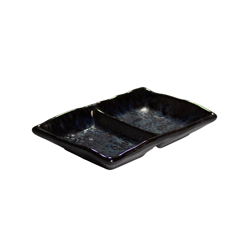 Sakura 2-compartment dish 13.3 x 9.1 cm