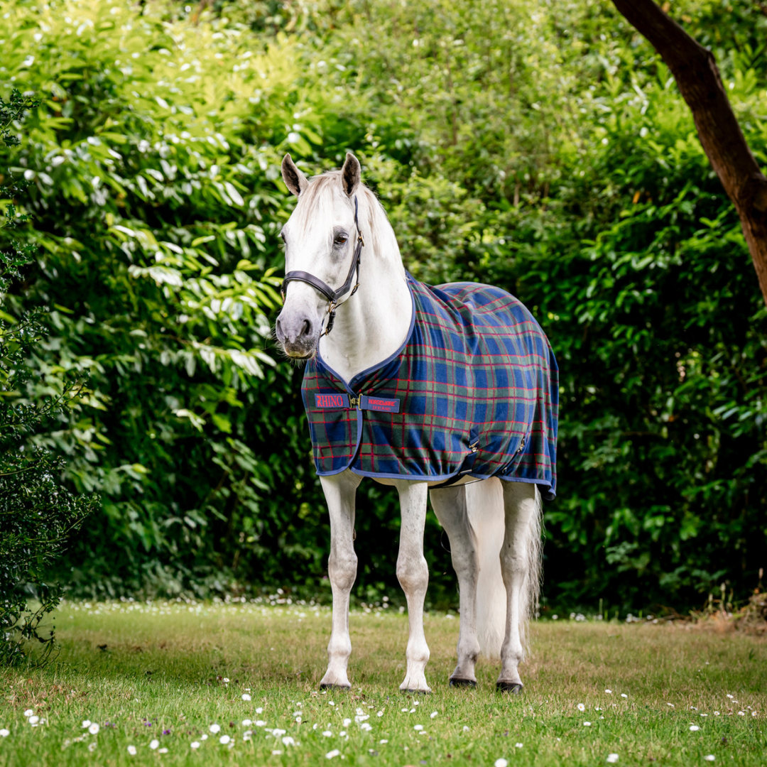 RHINO CHECK FLEECE COOLER PONY - 3