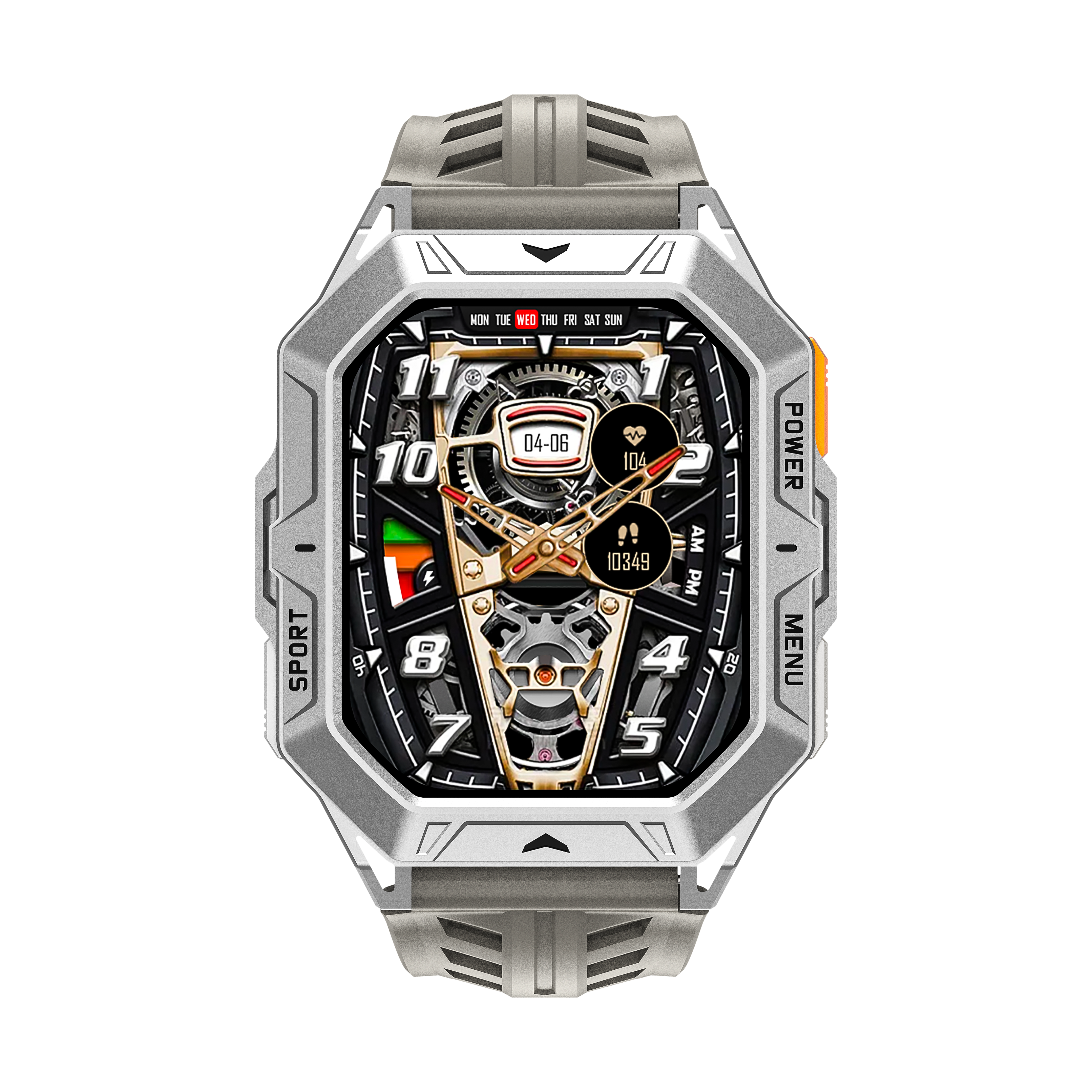 Philippe Palmer Smart Watch LP87 AMOLED Silver