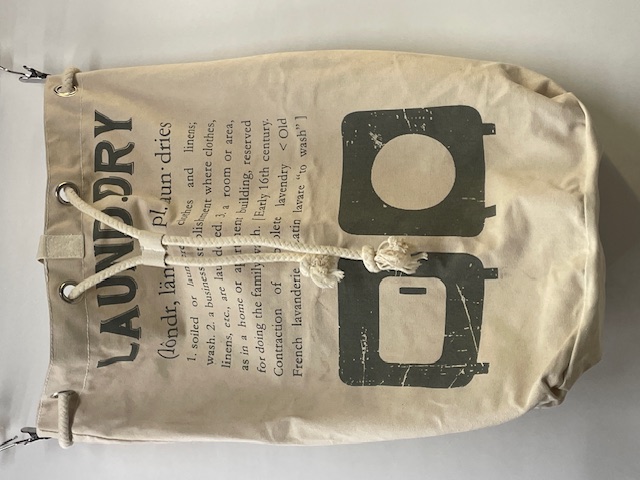 Tvättsäck i canvas