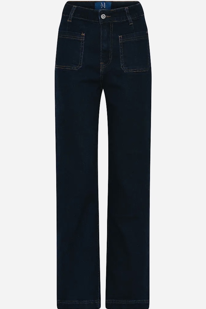 Mapp Jeans - Tutti Square Straight Denim Jeans Dark Blue