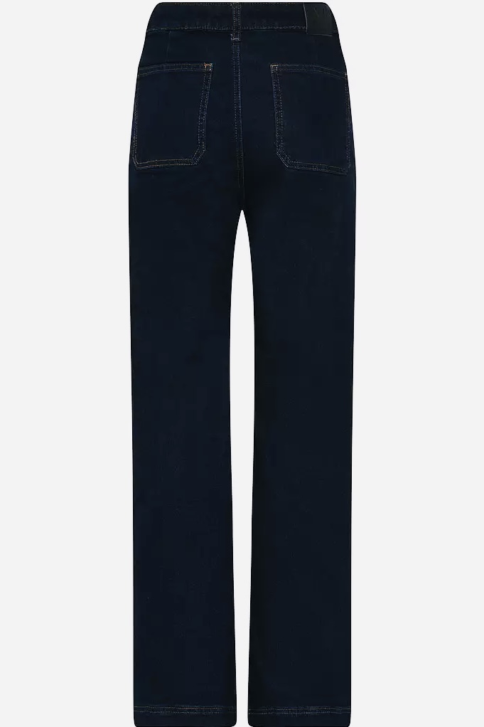 Mapp Jeans - Tutti Square Straight Denim Jeans Dark Blue - 2