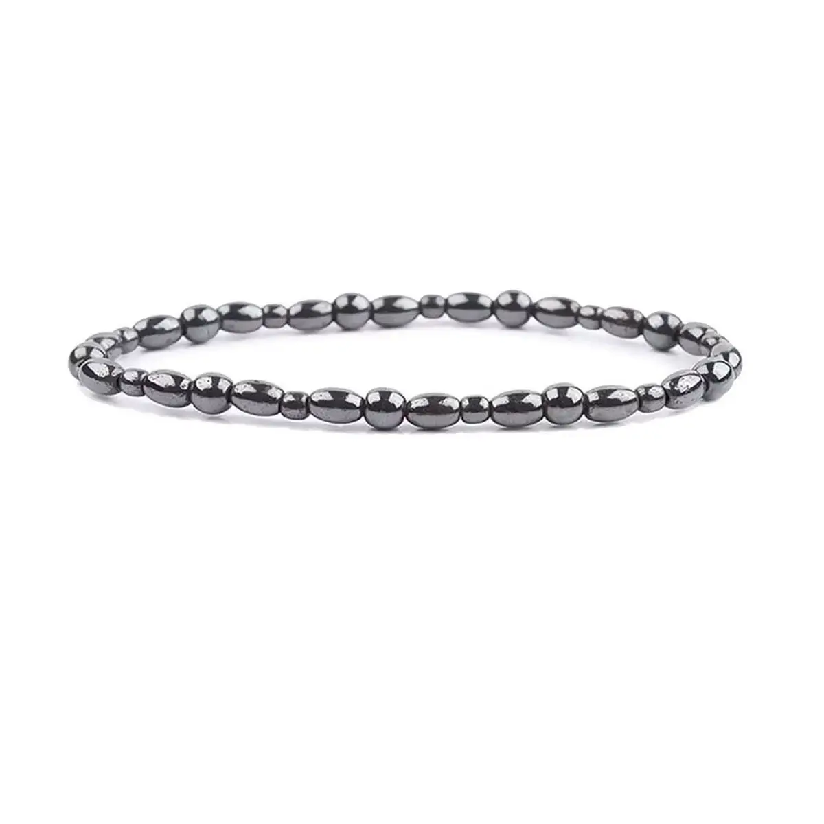 Magnetische enkelband, hematiet steen enkelarmband, gezondheidszorg