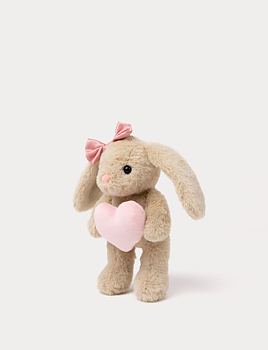 Tyra med hjärta, Kanin, Beige - Teddykompaniet