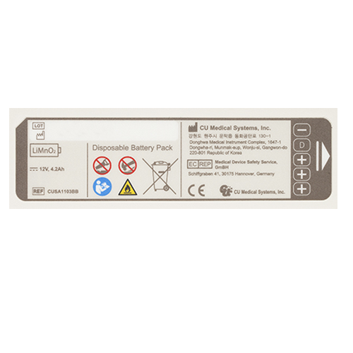 CU Medical I-PAD SP1 batteri 