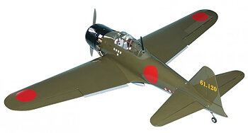 Seagull A6M Zero Fighter 15-20cc Gas ARF Fasta Landställ
