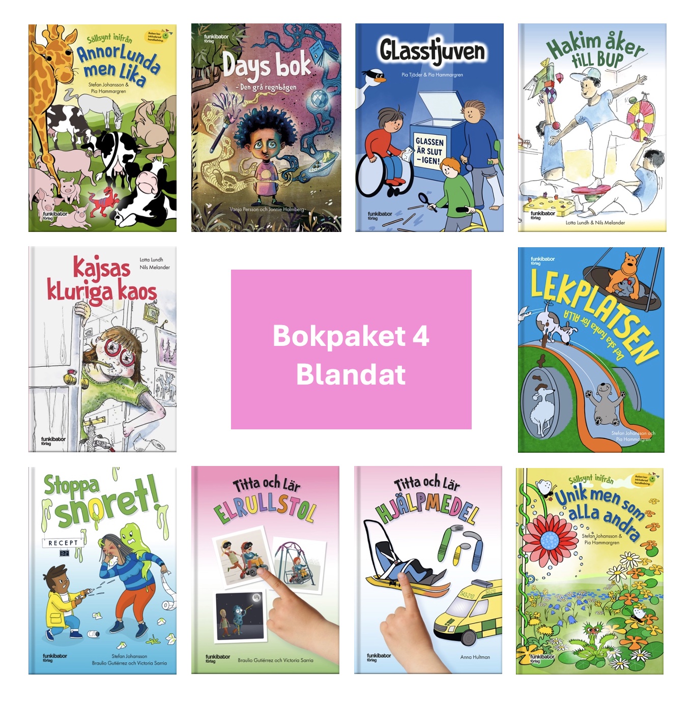 Bokpaket nr 4 (10 böcker)