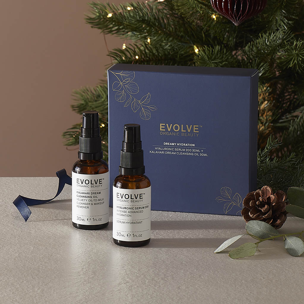 EVOLVE DREAMY HYDRATION Gavesett m/ Hyaluronic Serum 30ml og Kalahari Dream Cleansing Oil 30ml - 2