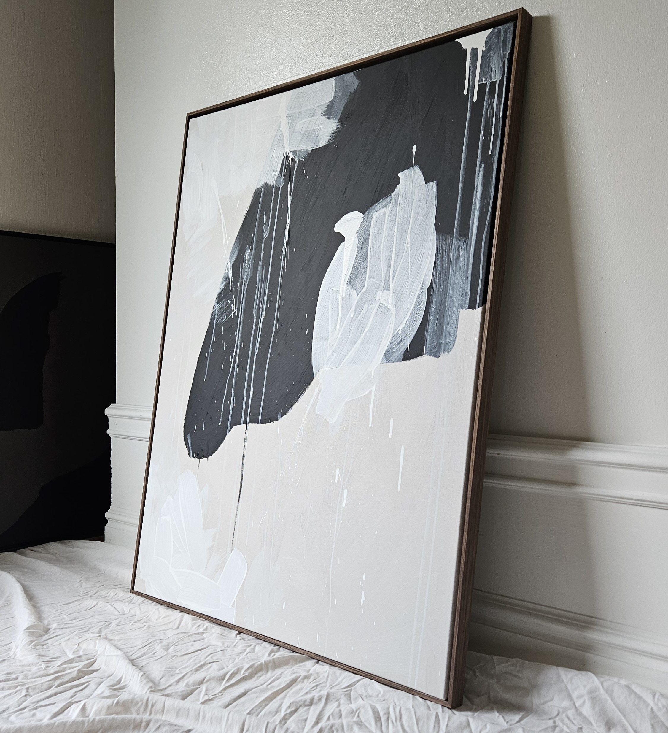 SOFT REMINDER stor abstrakt tavla