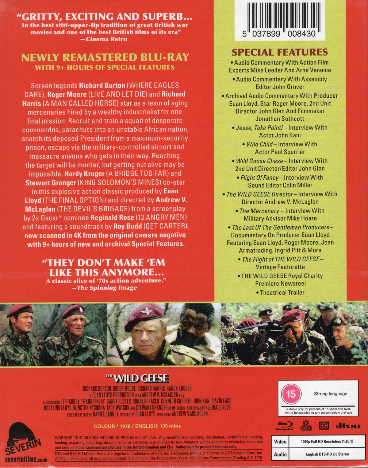 The Wild Geese (ej svensk text) (Blu-ray) - 2