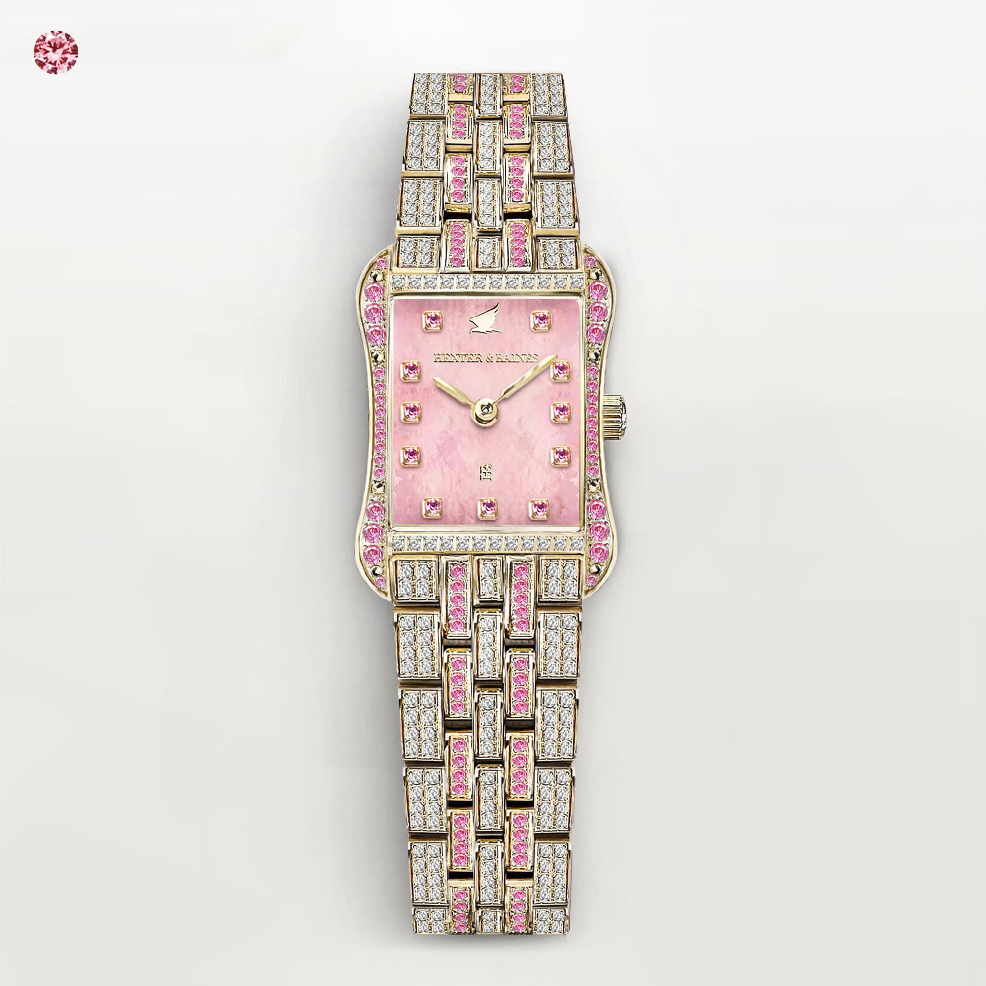 H&B Cronvas Pearl, Rose & White