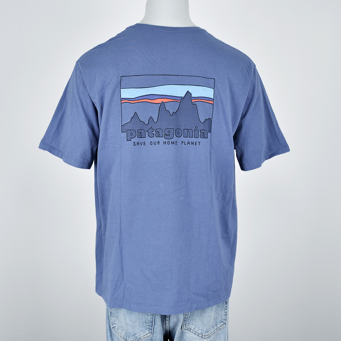Patagonia - 73 Skyline Organic T-Shirt Current Blue