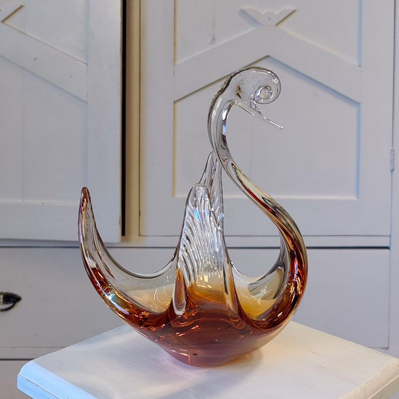 Skål figurin i glas - 2