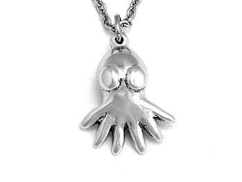 Bebis Bläckfisk Halsband, Handgjort Djur Smycke