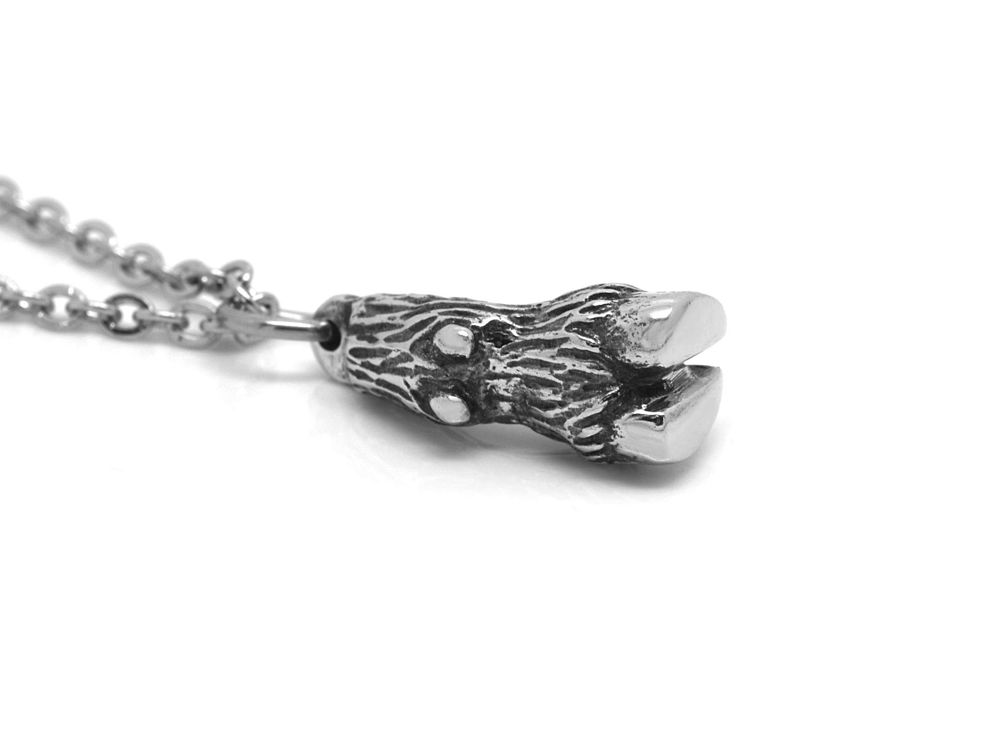 Bockfot Halsband, Handgjort Getklöv Smycke - 2