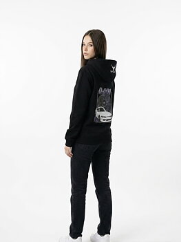 59°North Wheels Hoodie "D-001" black