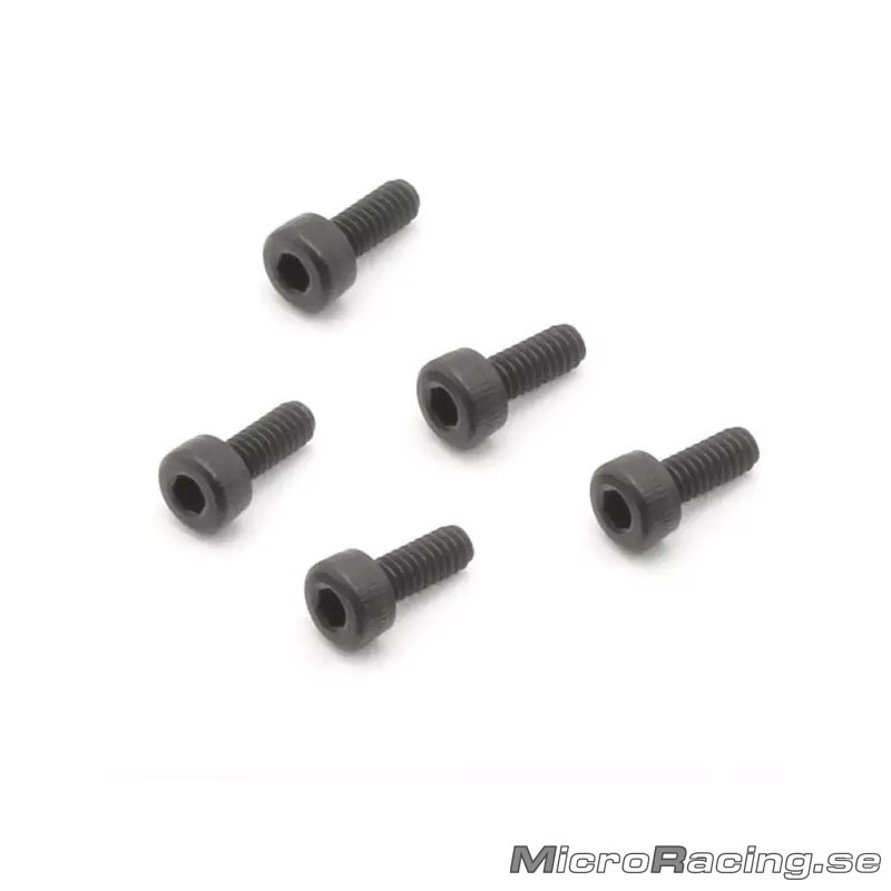 KYOSHO - M2x5mm Skruv, Cap, Insex, Stål, 5st