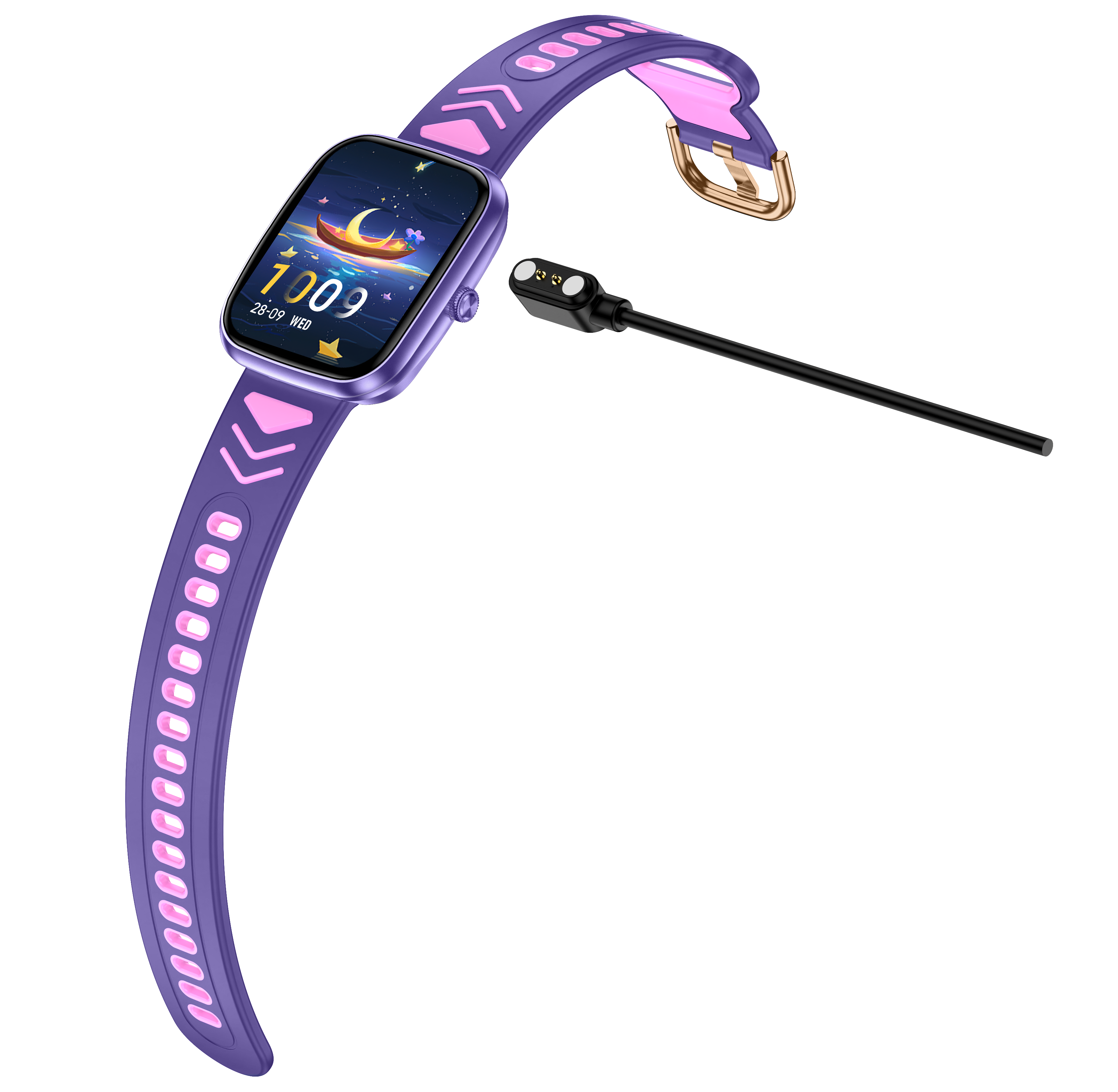 Safebuddy Smart Watch Kids Purple - 41
