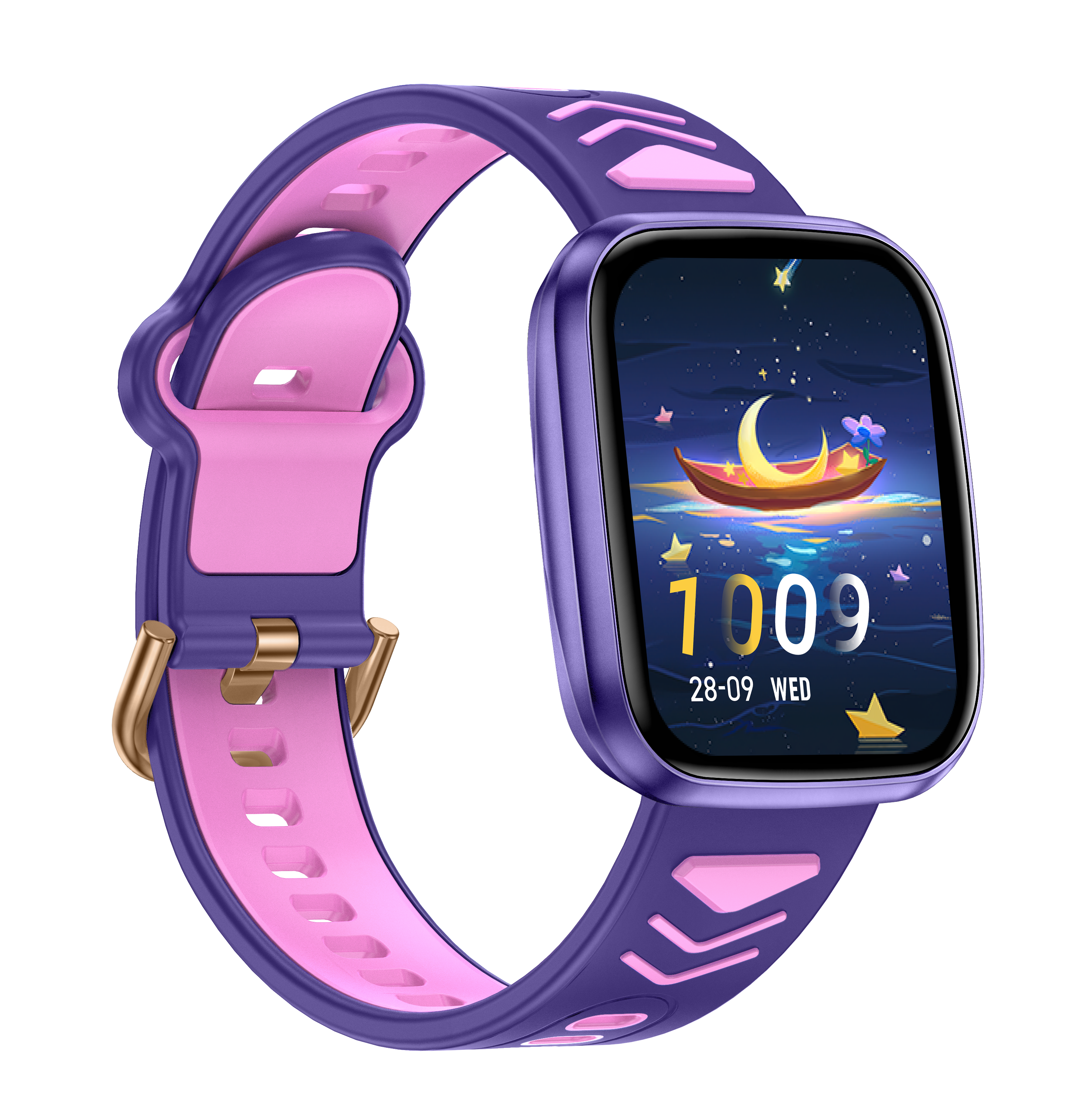 Safebuddy Smart Watch Kids Purple - 22