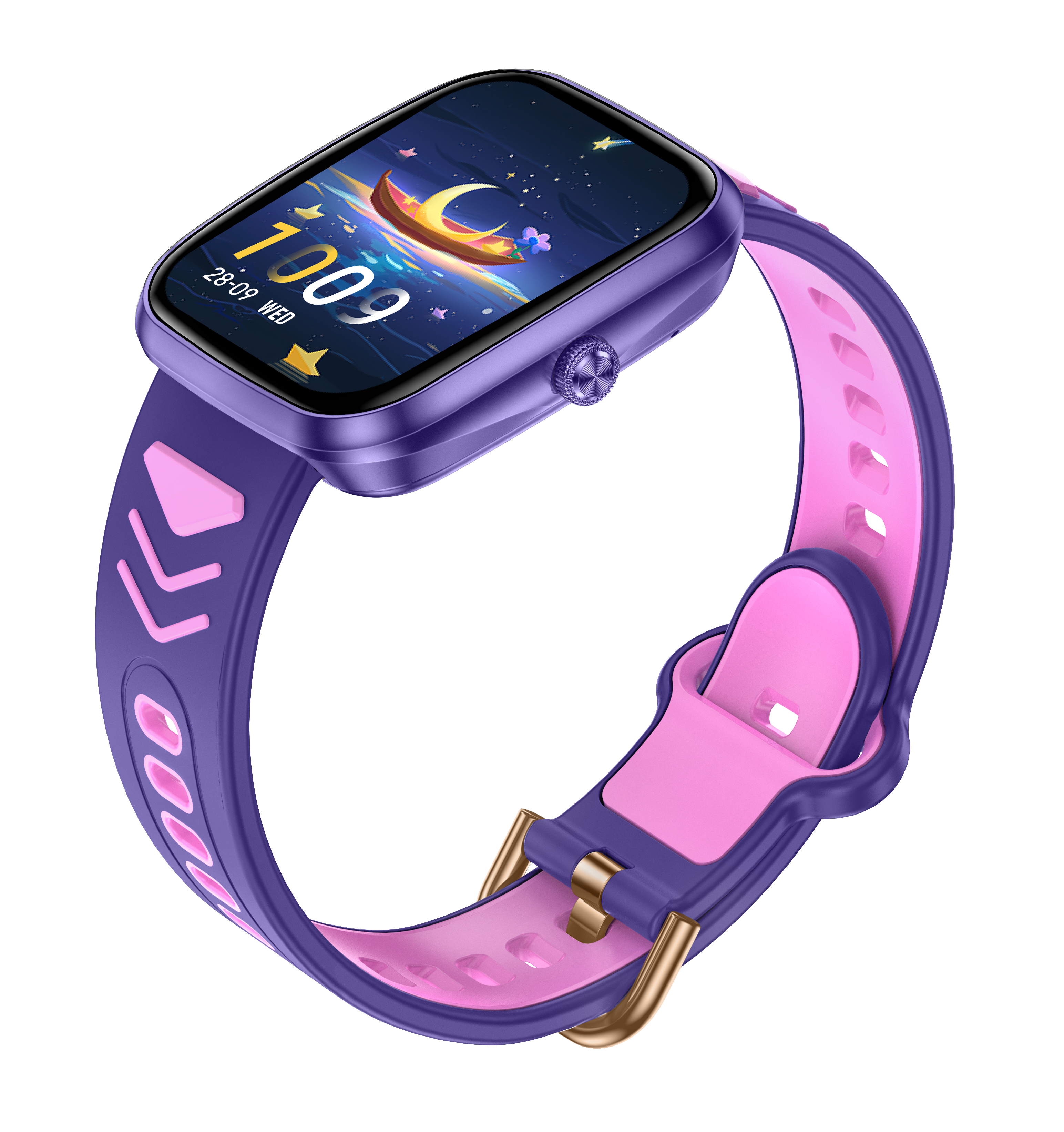 Safebuddy Smart Watch Kids Purple - 35