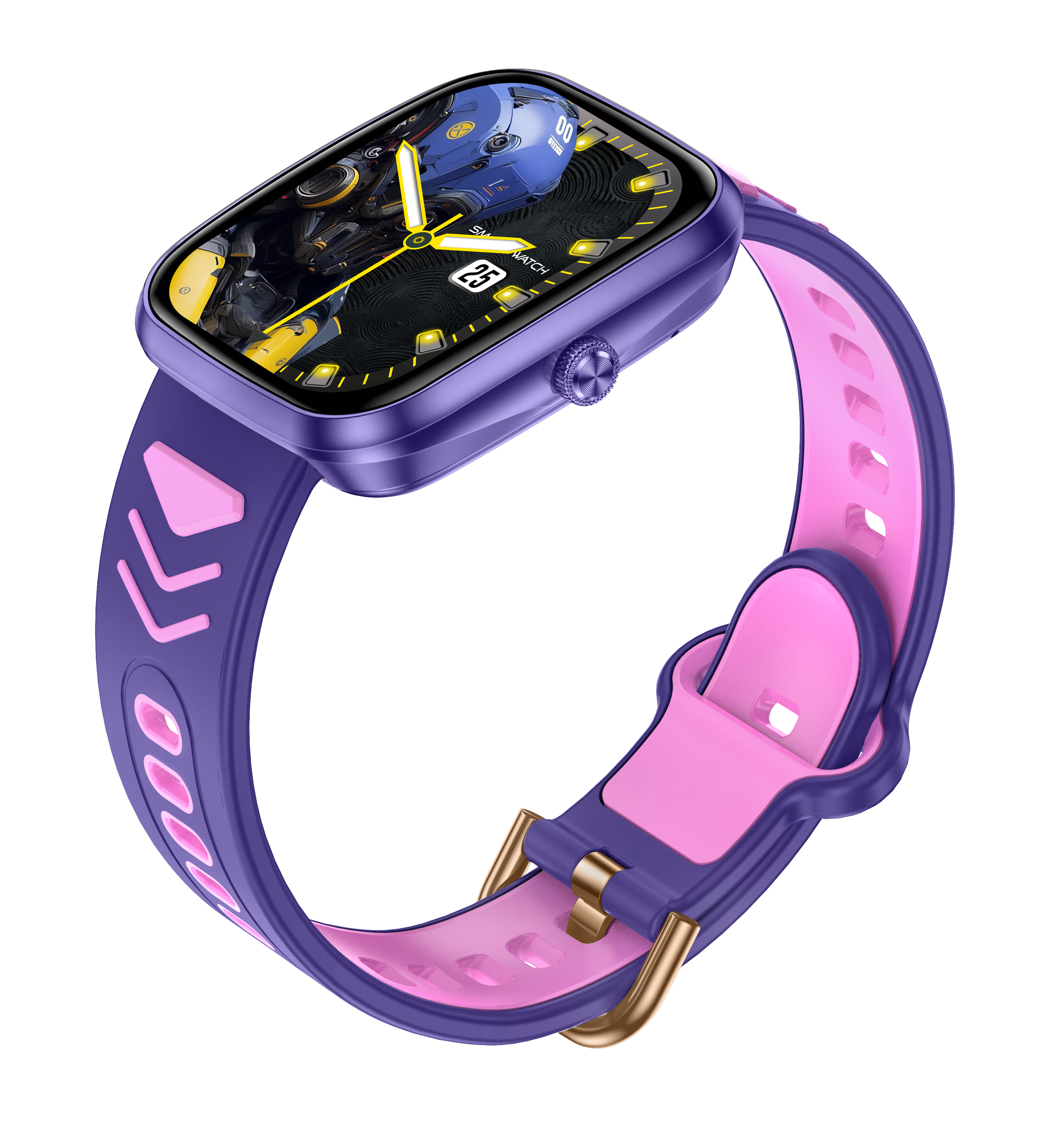 Safebuddy Smart Watch Kids Purple - 32