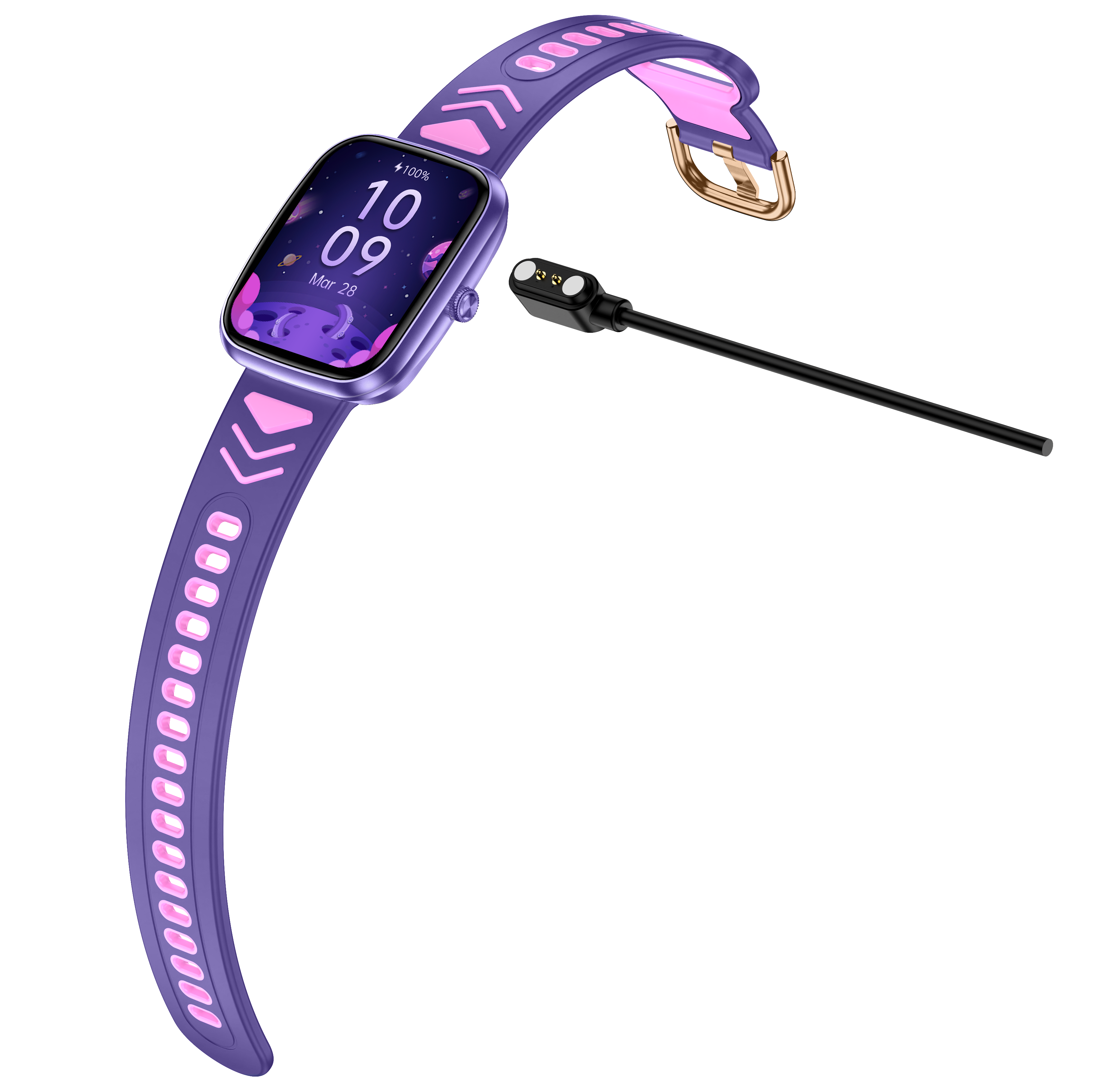 Safebuddy Smart Watch Kids Purple - 42