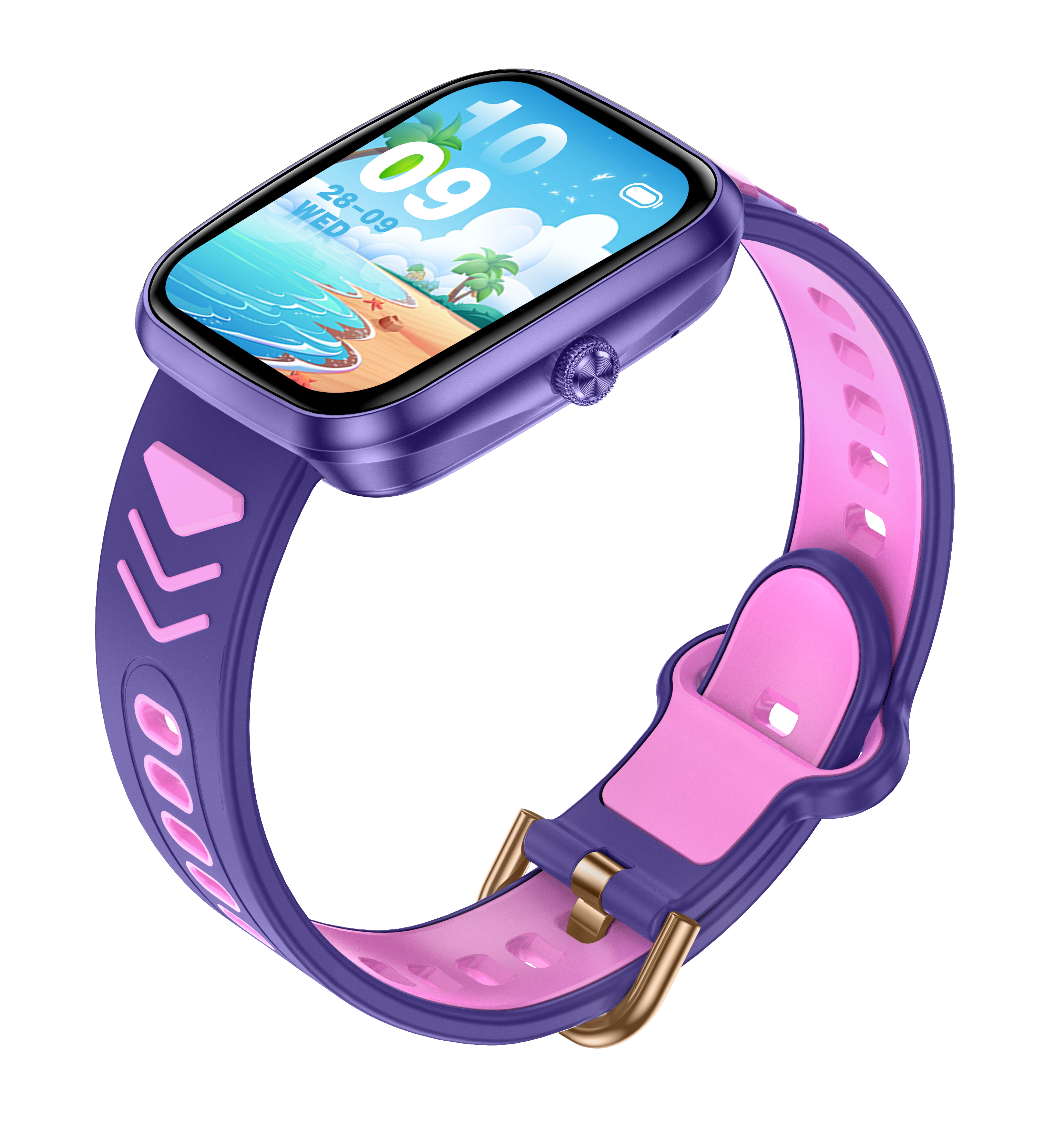Safebuddy Smart Watch Kids Purple - 34