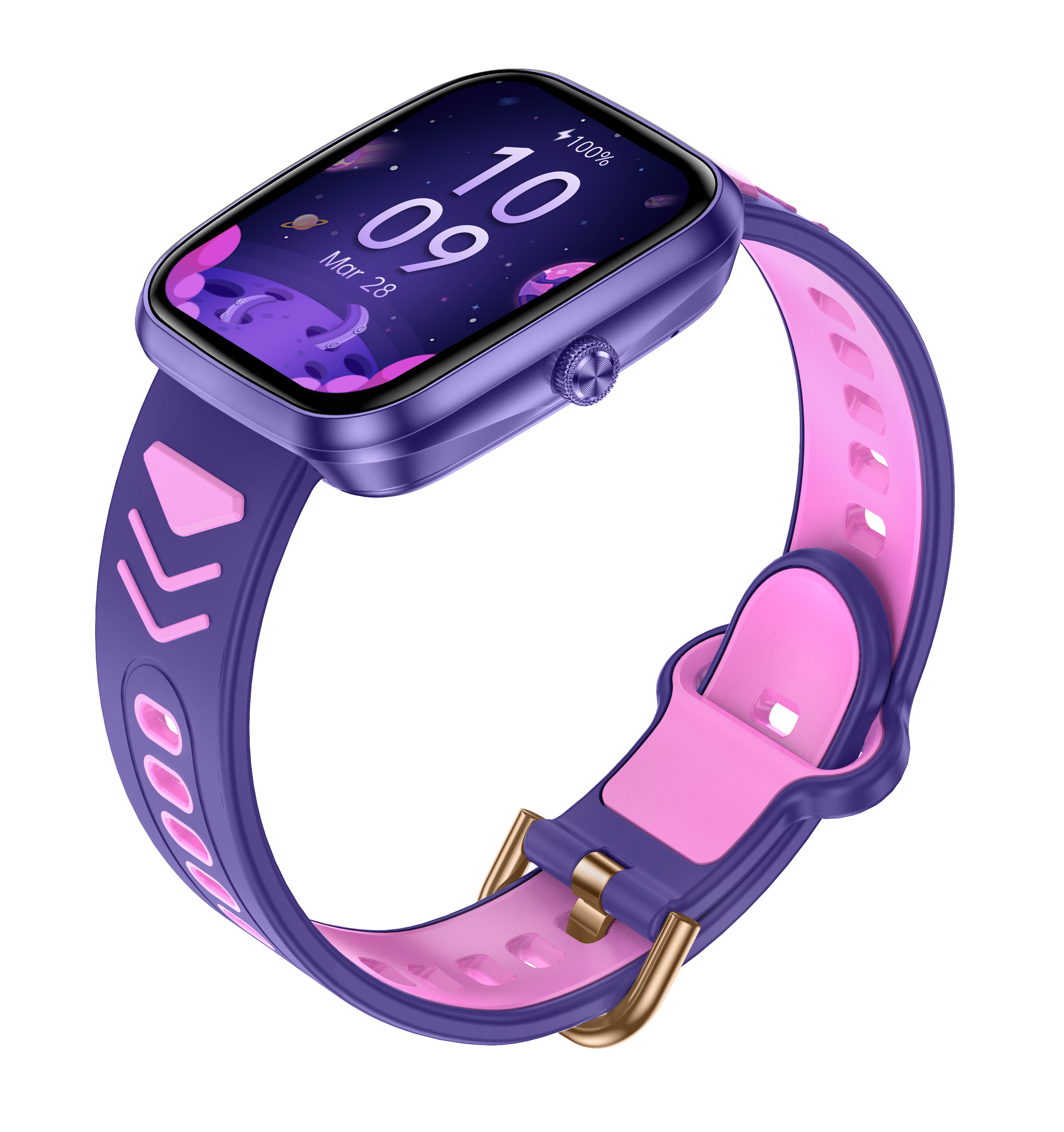 Safebuddy Smart Watch Kids Purple - 36