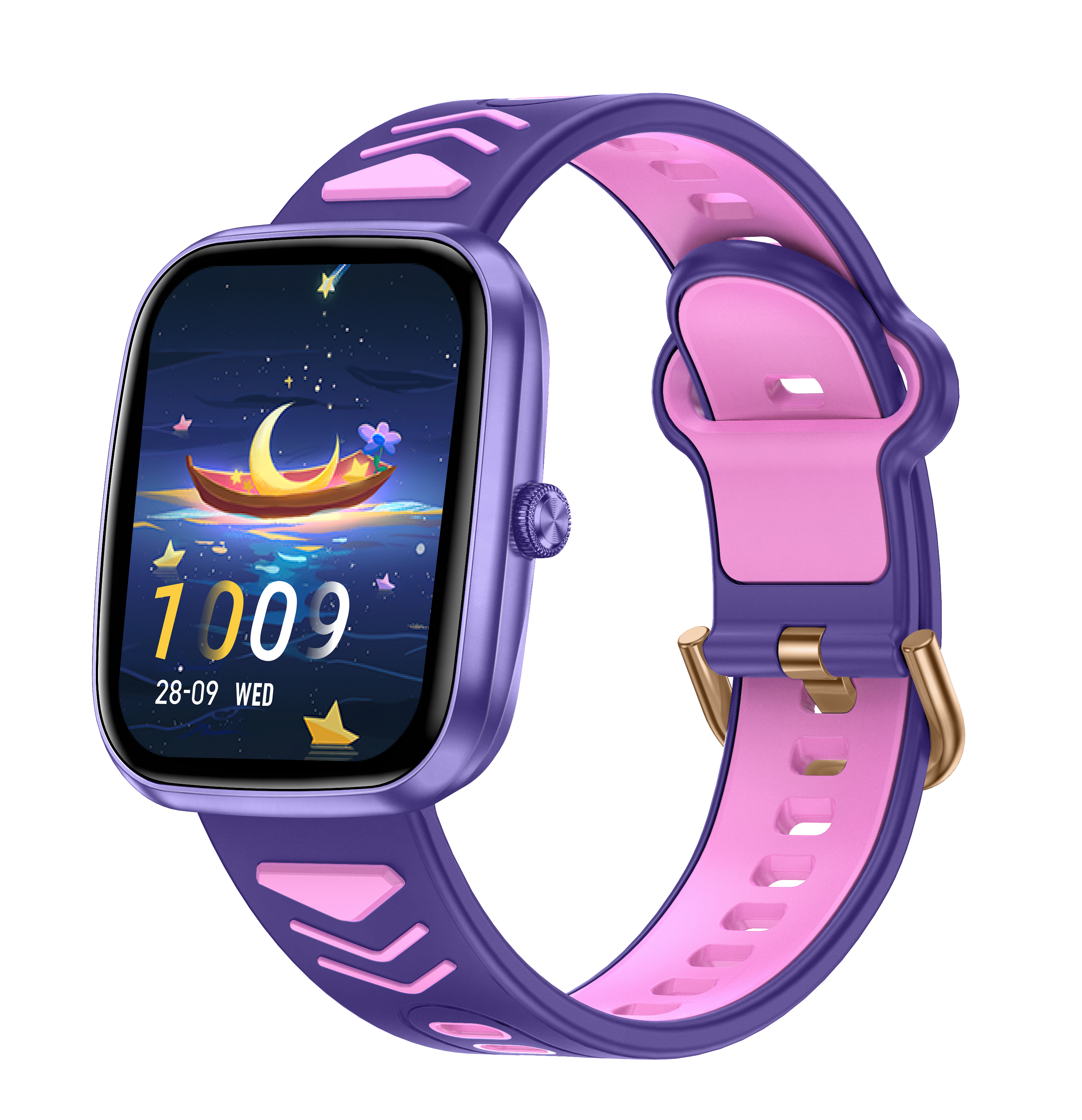 Safebuddy Smart Watch Kids Purple - 17