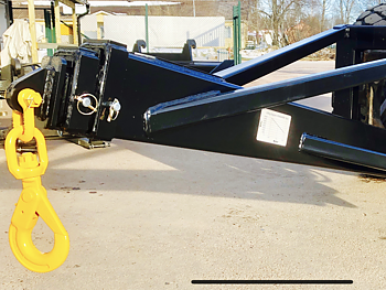 Kranarm utskjut max 3,7 meter