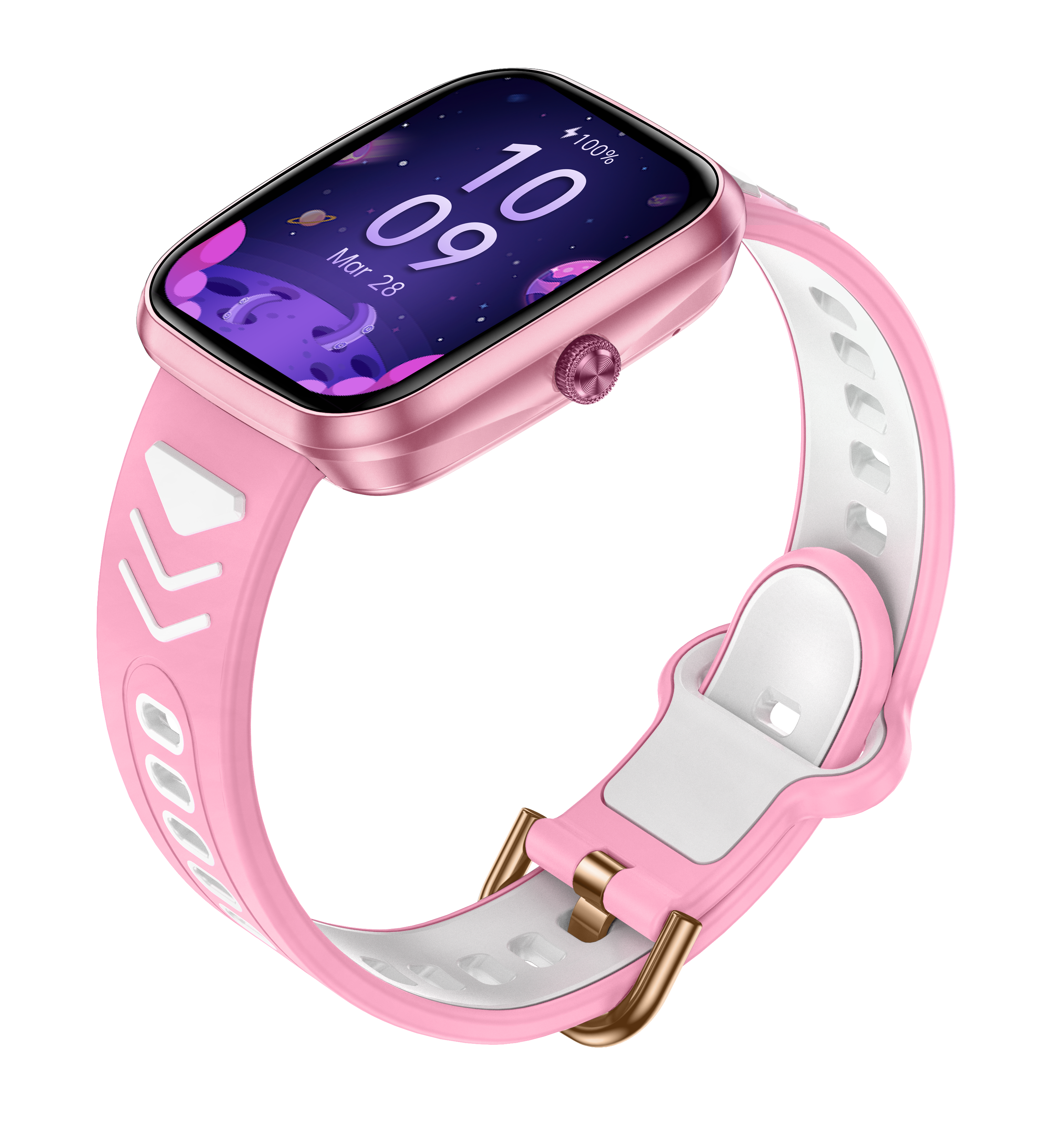 Safebuddy Smart Watch Kids Pink - 36