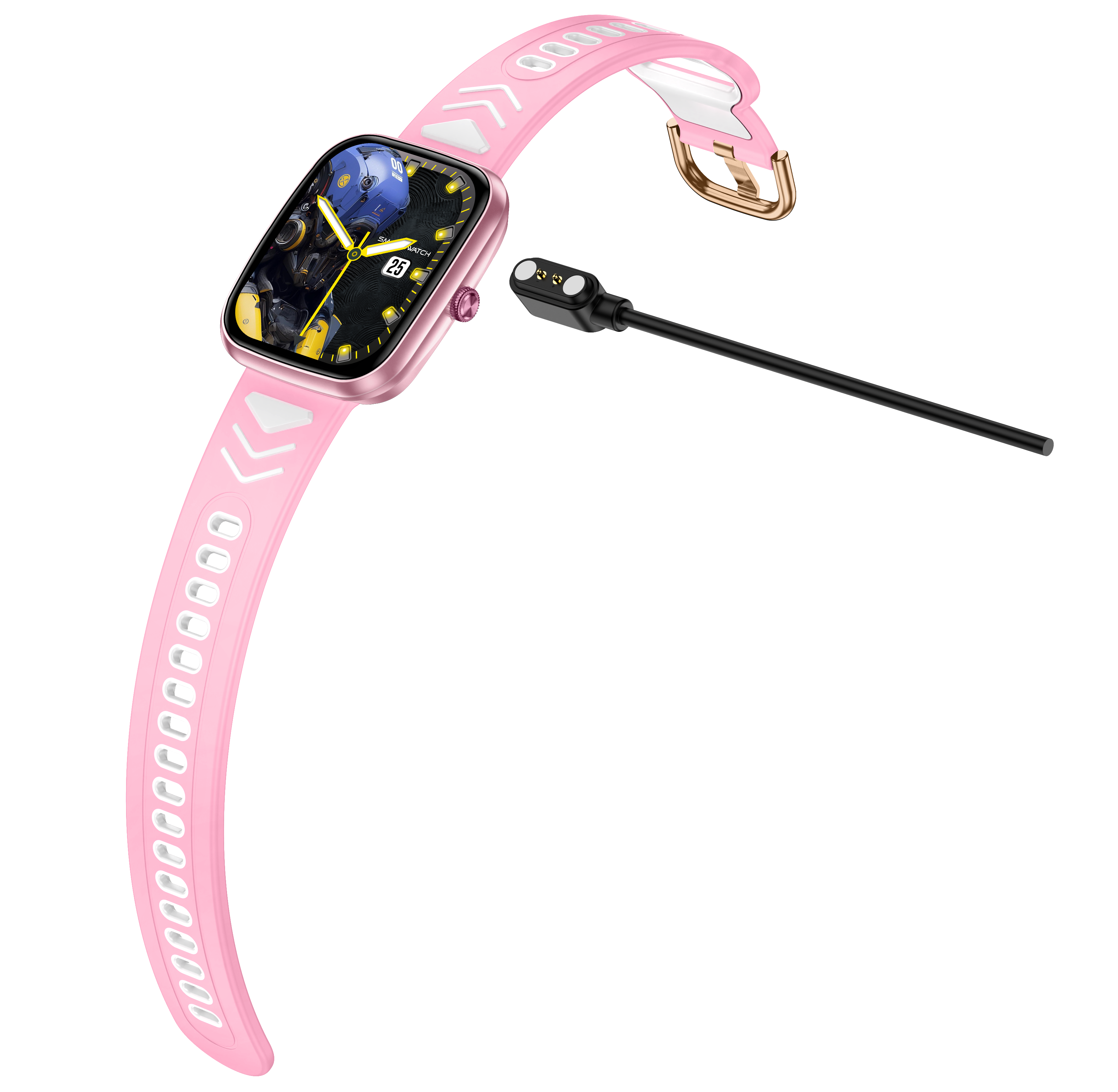 Safebuddy Smart Watch Kids Pink - 38