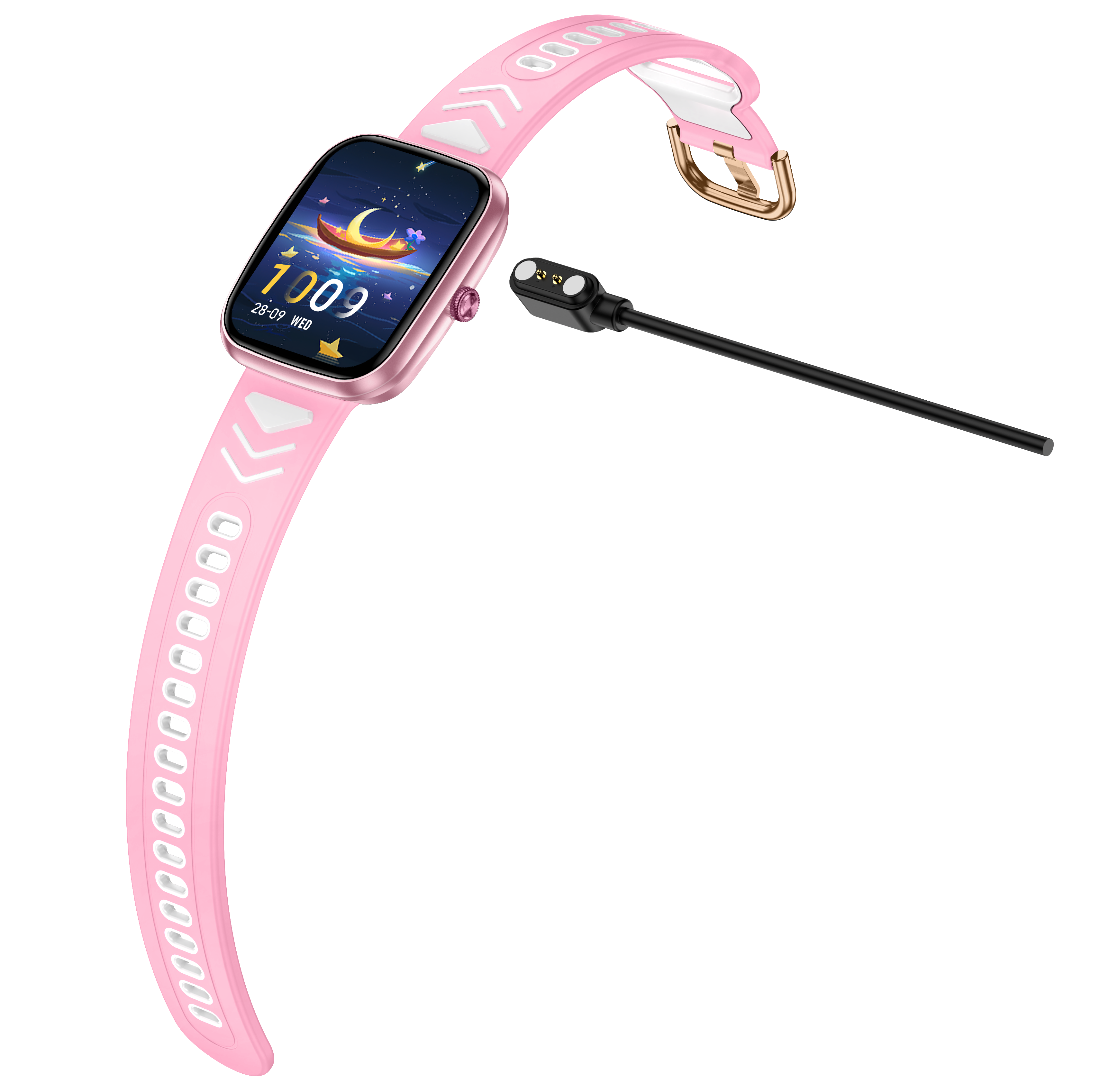 Safebuddy Smart Watch Kids Pink - 41