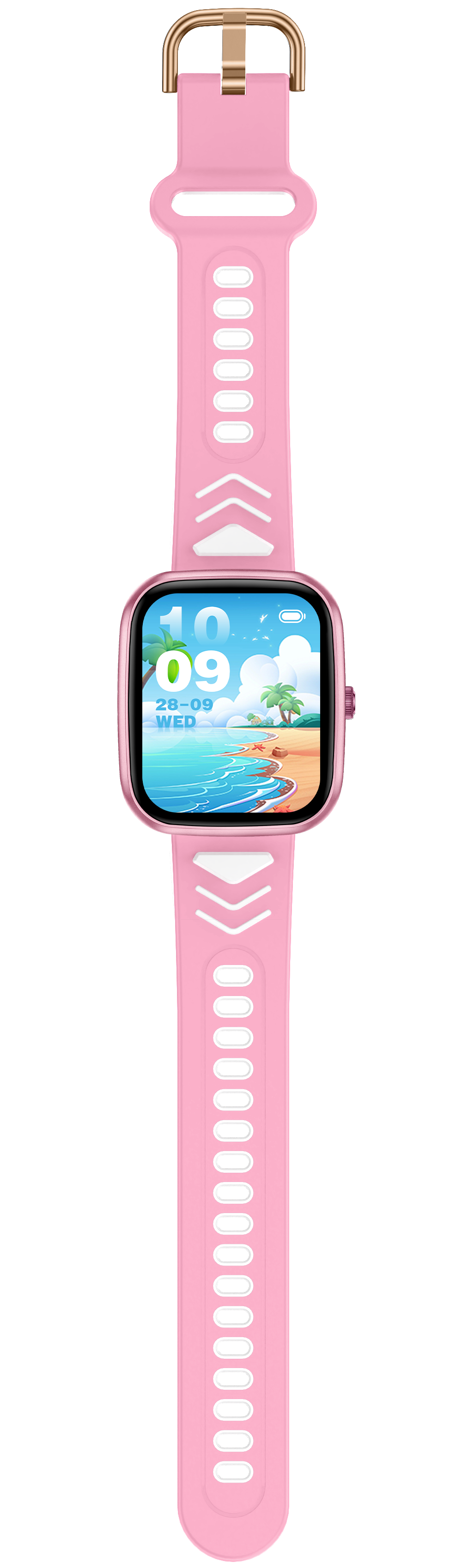 Safebuddy Smart Watch Kids Pink - 46