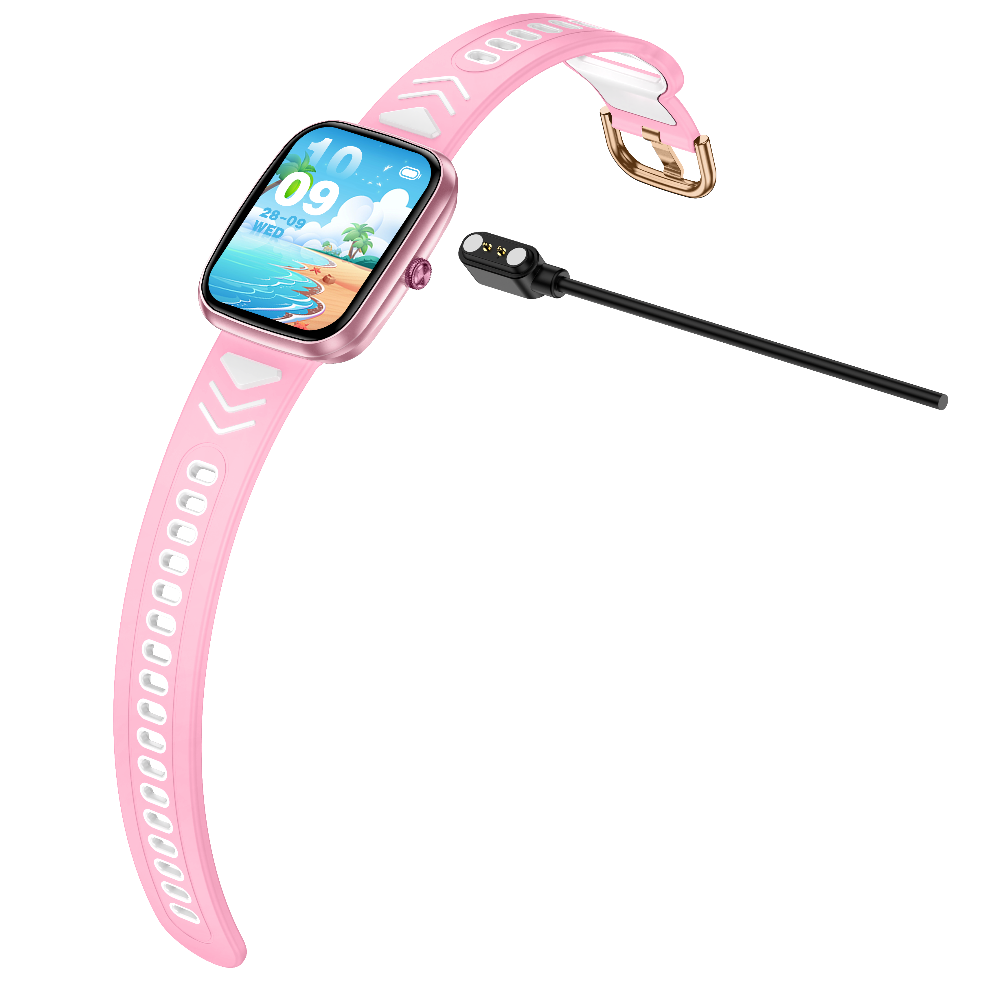Safebuddy Smart Watch Kids Pink - 40