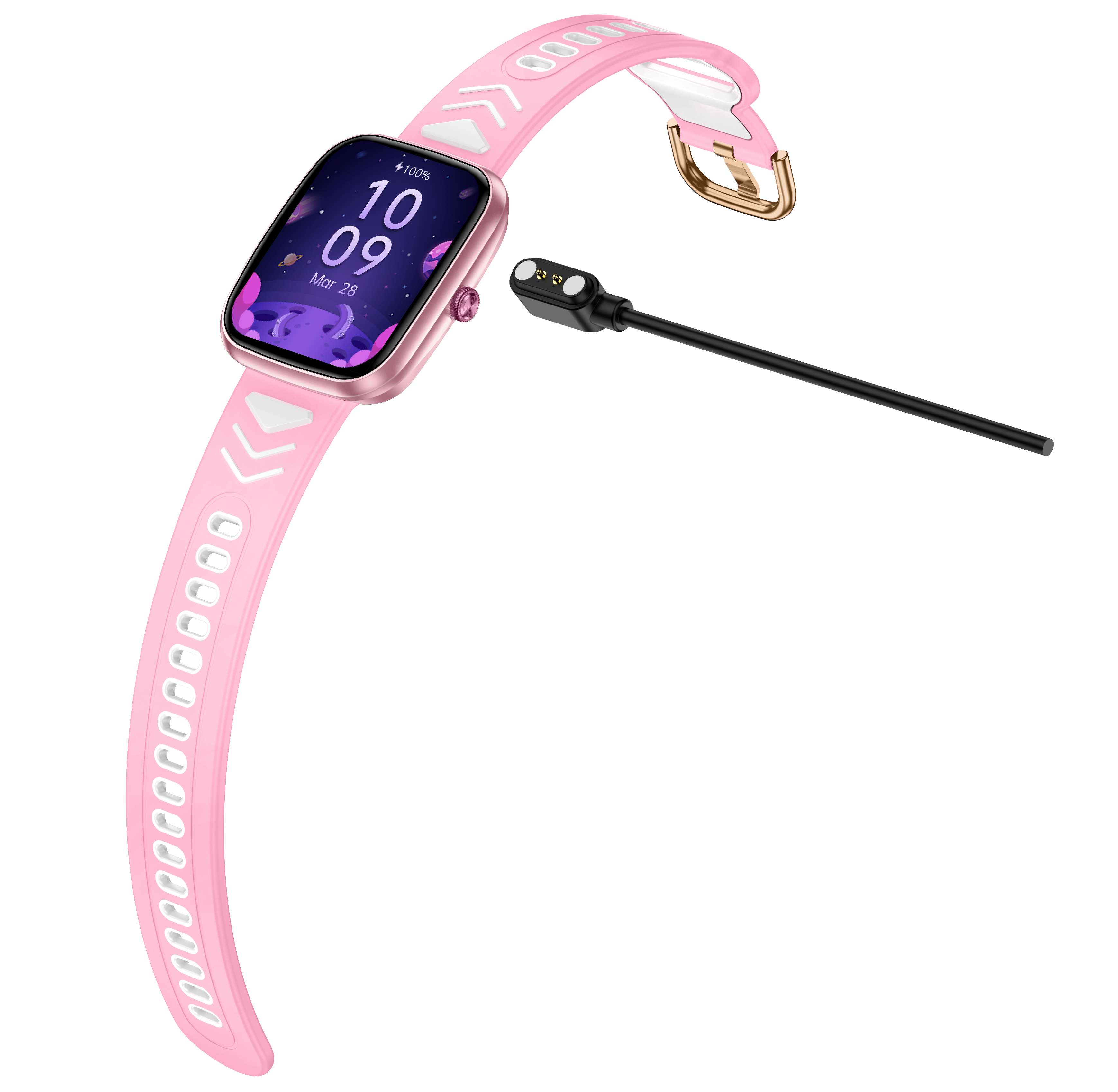 Safebuddy Smart Watch Kids Pink - 42